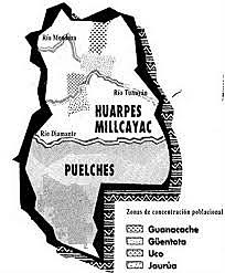 Huarpes - Puelches y Pehuenches