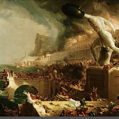 Timeline: Factores que ocasionaron la caída de Roma.