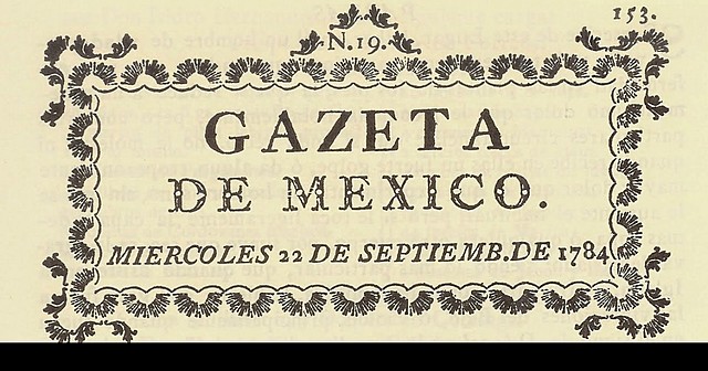 Primer Periódico en América