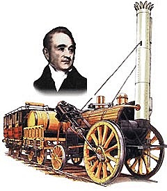 Primer servicio de ferrocarril a vapor