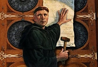 inicio de la Reforma Religiosa Protestante con Martín Lutero en Alemania.