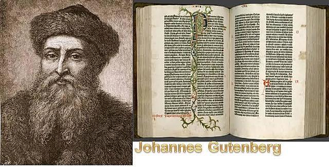 Gutember imprime la biblia