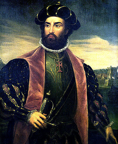 Vasco de Gama llega a la India a través de África.