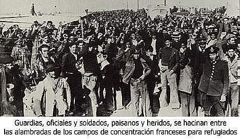 (Enero 1939) El gobierno de Negrín abandona Barcelona y se dirige a Figueras (Gerona) poco antes de que la capital catalana cayera en manos franquistas.