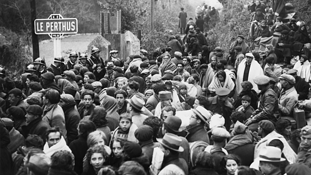 Llegada a la frontera francesa