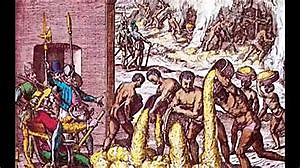 Encomienda system established