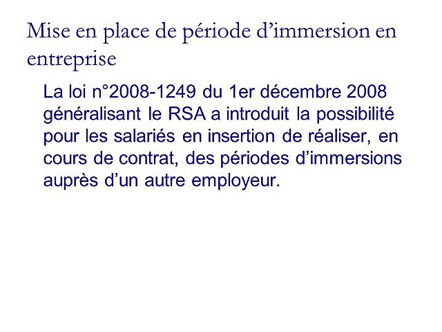Loi du 1er décembre 2008