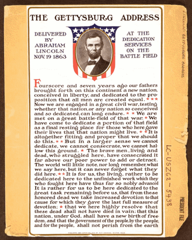 Gettysburg Address