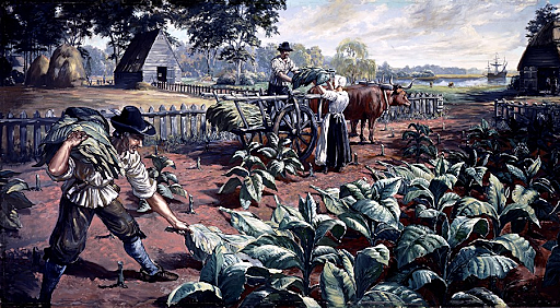 Expansion of Farming and Shipping Tobacco