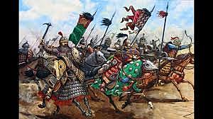 First Mongol invasions in Russia and Islamic world.