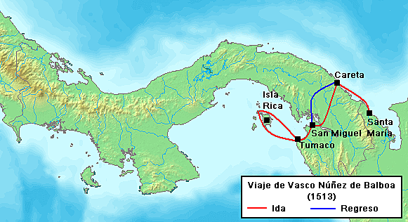 Oceano Atlantico y el Oceano Pacifico