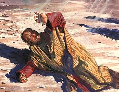 Saul converts to the way of jesus