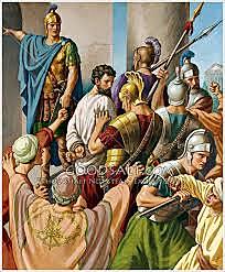 Paul arrested in Jerusalem