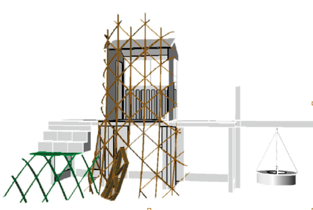2 students, 1 professor, 1 sketch