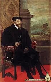 Carlos V, rey de España, de los Países Bajos y de Alemania, es coronado Emperador. Hernán Cortés inicia la conquista del Imperio Azteca.