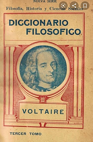 Voltaire pubkicabel "Diccionario Filosófico"