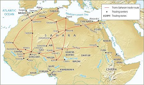 Trans Saharan Trade Routes