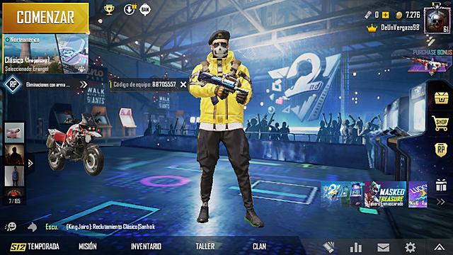 llego a diamante V en PUBG MOBILE