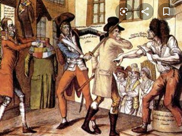 La reacción Termidoriana crea una nueva Constitución y establece el Directorio