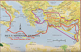 The First Missionary Journey of Paul From Antioch