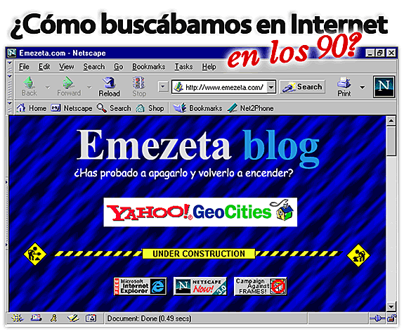 Buscadores en Internet: Yahoo y Altavista-1995