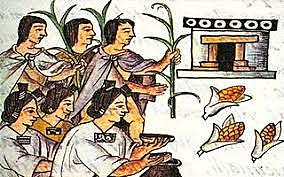 la comunidad alrededor de la agricultura y el maíz