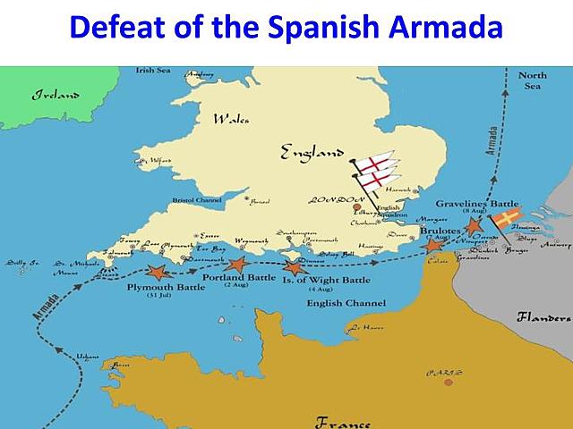 Defeat of the Spanish Armada