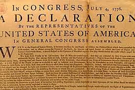 Declaración de la independencia de los Estados Unidos