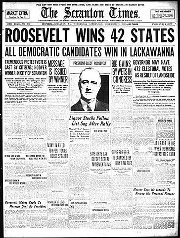 FDR Elected