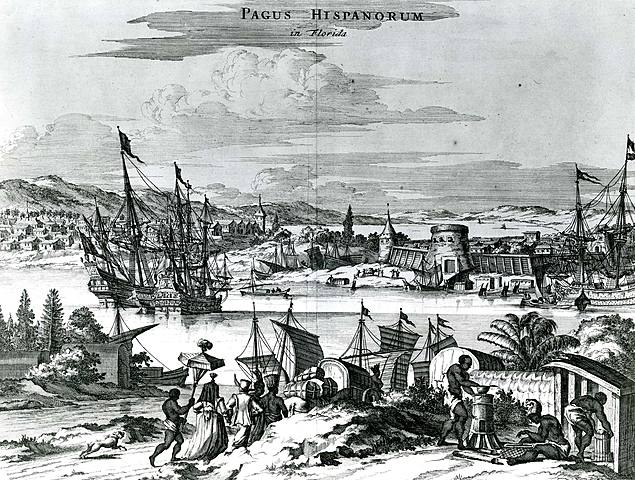 St. Augustine is founded by the Spanish