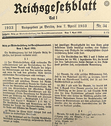 Restoration of the Proffesional Civil Services