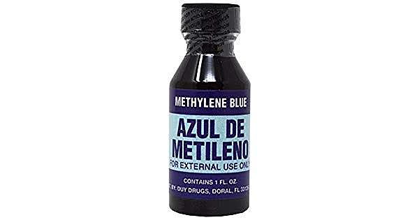 Se comenzó a usar el azul de metileno