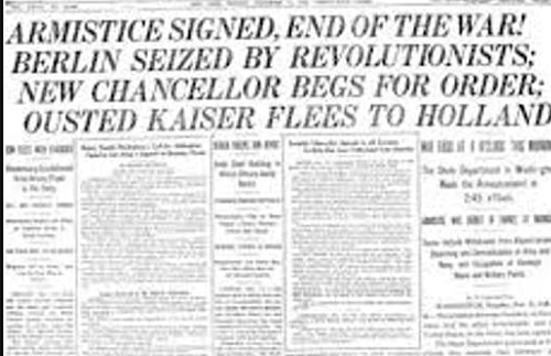 Armistice signed between the U.S and Spain