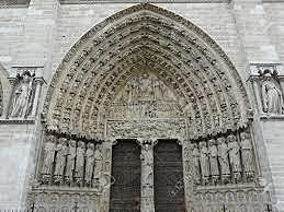 12th century Notre Dame door