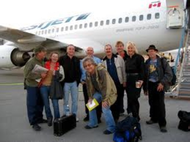 I go on tour with Robbie and his band:)