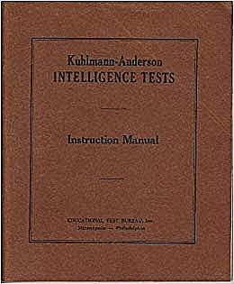 Pruebas de Inteligencia de Kuhlmann-Anderson