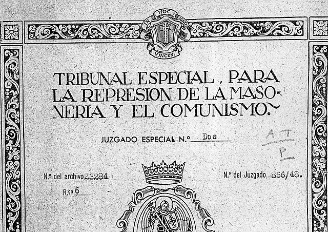 Ley para la Represión de la Masonería y el Comunismo