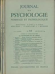 Journal de Psychologie Normal et Pathologique