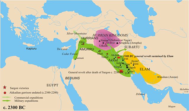 Sargon (vođa Akađana) osvaja sumerske gradove