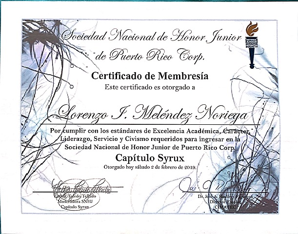 Iniciación de Honors