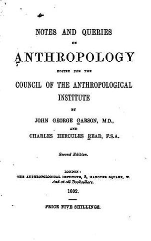 Primer manual de etnografía para las colonias Británicas.