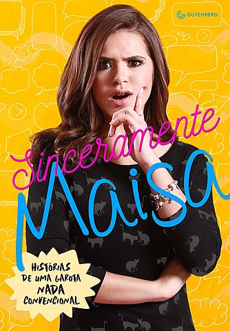 Aos 14 anos, Maísa lança seu primeiro livro, “Sinceramente Maisa”.