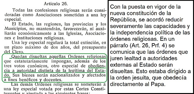 Disolución de la Orden de los Jesuitas