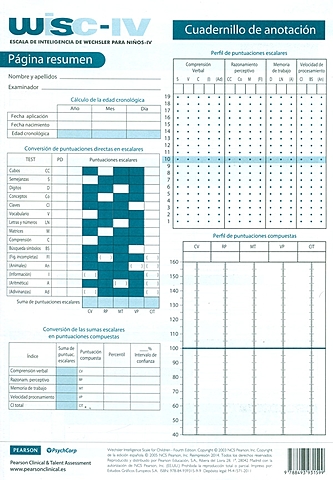 ESCALA DE INTELIGENCIA DE WECHSLER