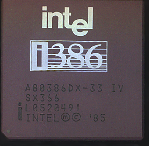 INTEL 80386
