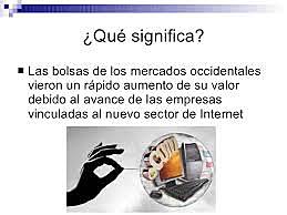 Explosión de la Burbuja.com