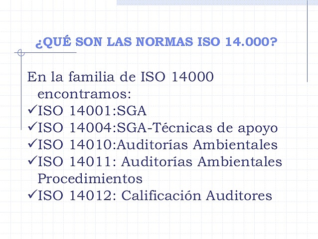 Primera revisión ISO 14001