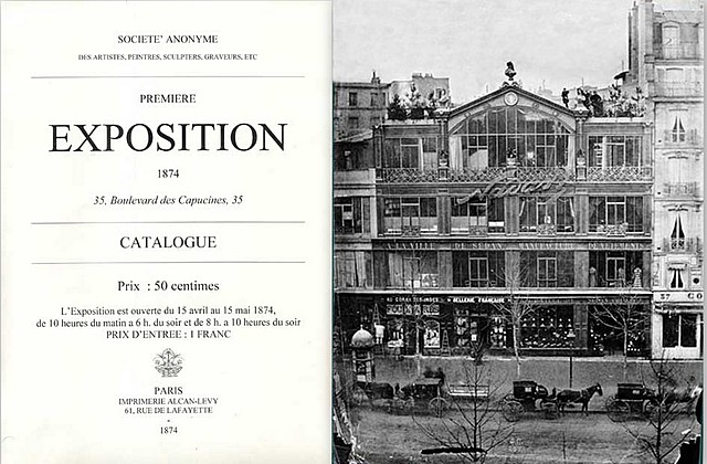 Prima mostra collettiva dei pittori impressionisti