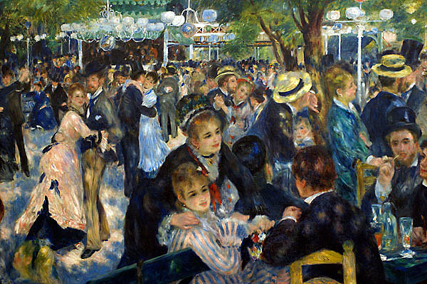 Le Moulin de la Galette di Renoir