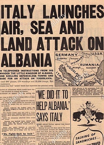 L'Italia invade l'Albania